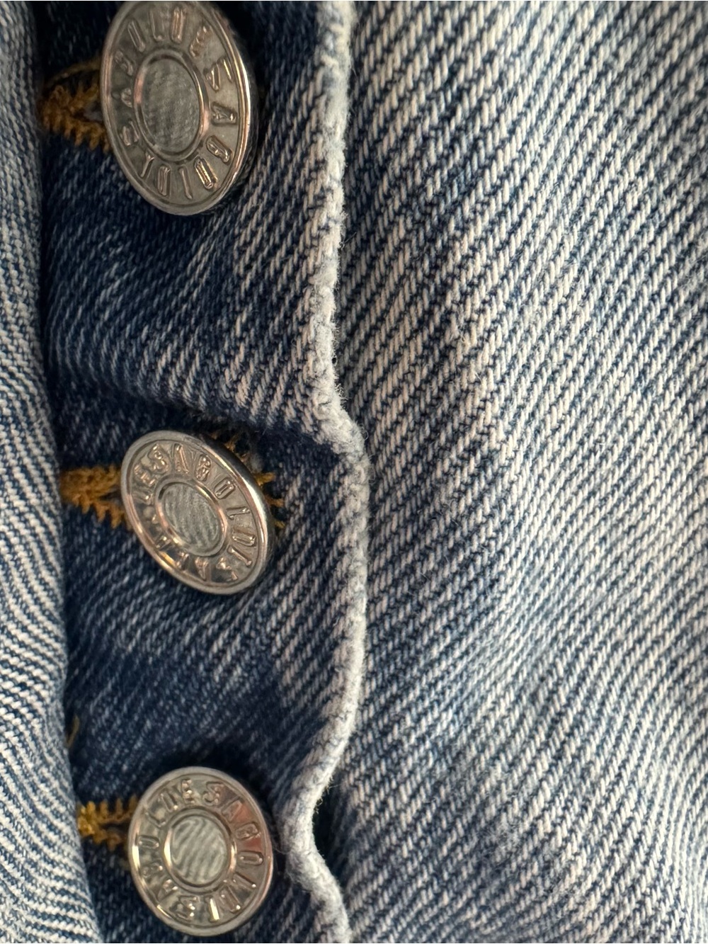 Agolde Parker Distressed Denim Shorts 23 Button Fly Light Wash Cutoff Festival - Picture 3 of 16